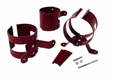 Держатель трубы на дерево d 90 мм RAL3005 OSNO