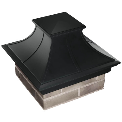 Колпак на столб забора MONBLAN PREMIUM Черный 1,5х1,5 кирпича 3