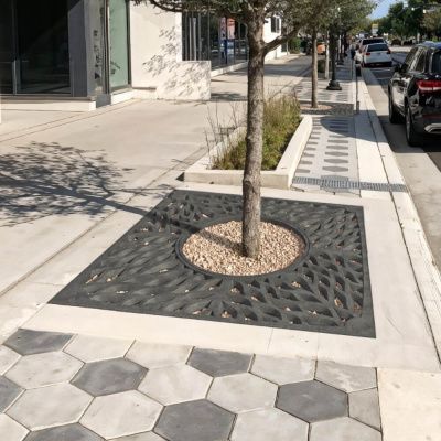 Приствольная решетка дерева CRUST Краст 2 метра